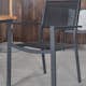 Matgrupp Venture Home Chane med 4 Curz Stapelbara Matstolar