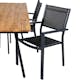 Matgrupp Venture Home Chane med 4 Curz Stapelbara Matstolar