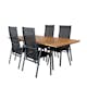 Matgrupp Venture Home Chane med 4 Curz Matstolar