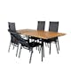 Matgrupp Venture Home Chane med 4 Curz Matstolar