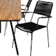 Matgrupp Venture Home Chane med 4 Lumi Matstolar