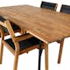 Matgrupp Venture Home Chane med 4 Vum Stapelbara Matstolar