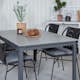 Matgrupp Venture Home Lova med 4 Jefferson Stapelbara Matstolar