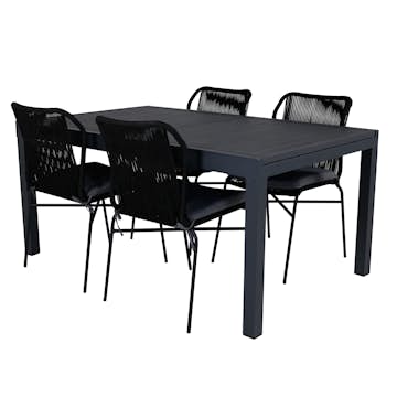 Matgrupp Venture Home Marbella med 4 Julle Stolar