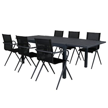 Matgrupp Venture Home Marbella med 6 Act Stolar