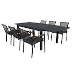 Matgrupp Venture Home Marbella med 6 Deni Stolar