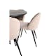 Matgrupp furniture/fashion Copenhagen Ø140 cm med 6 Velvet Stolar