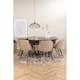 Matgrupp furniture/fashion Copenhagen Ø140 cm med 6 Velvet Stolar