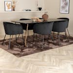 Matgrupp Venture Home Annika med 6 Bergen Stolar