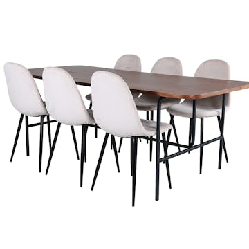 Matgrupp Venture Home Chicago matbord och Pobbie matstol