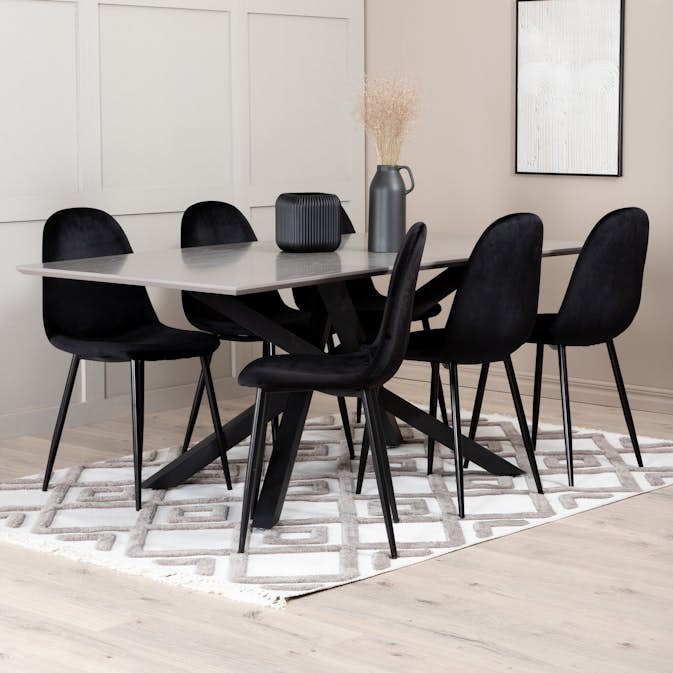 Matgrupp Venture Home Piata med 6 Pobbie Stolar GR22262