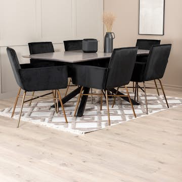 Matgrupp Venture Home Piata med 6 Annika Stolar