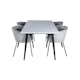 Matgrupp Venture Home Jolie med 4 Bergen Stolar