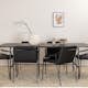 Matgrupp Venture Home Chicago matbord och Tjärö matstol Svart