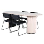 Matgrupp Venture Home Bianca matbord och Kungshamn matstol