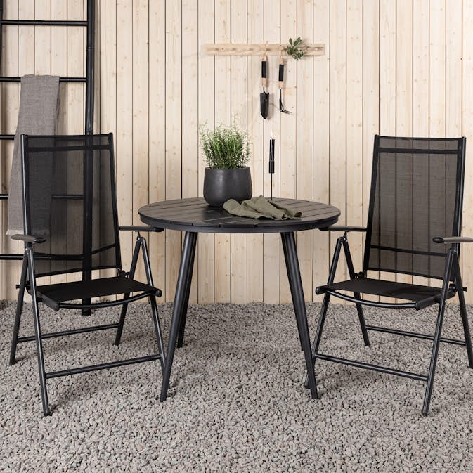 Matgrupp Utomhus Venture Home Break Ø90 med 2 Break PositionsUtefåtöljer