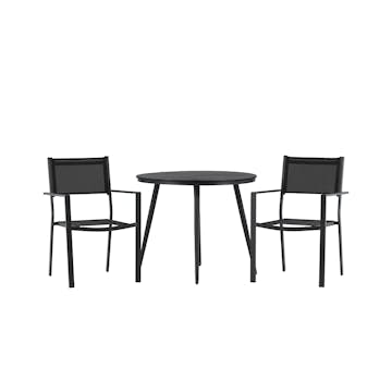 Cafégrupp Venture Home Break Ø90 cm med 2 Copacabana Stolar