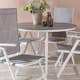 Matgrupp Venture Home Break Ø120 cm med 4 Break Stolar