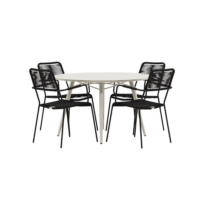 Matgrupp Venture Home Lina med 4 Lindos Stolar