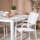Matgrupp Venture Home Togo med 4 Santorini stolar
