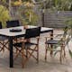 Matgrupp Utomhus Venture Home Togo 150x100 cm med 4 Marion Trädgårdsstolar