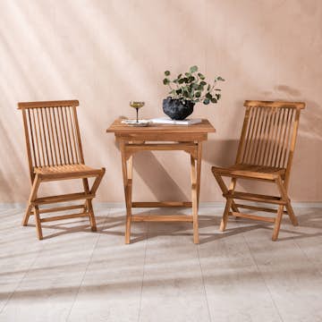 Cafégrupp Venture Home Ghana 70x70 med 2 Kenya Fällbara Stolar