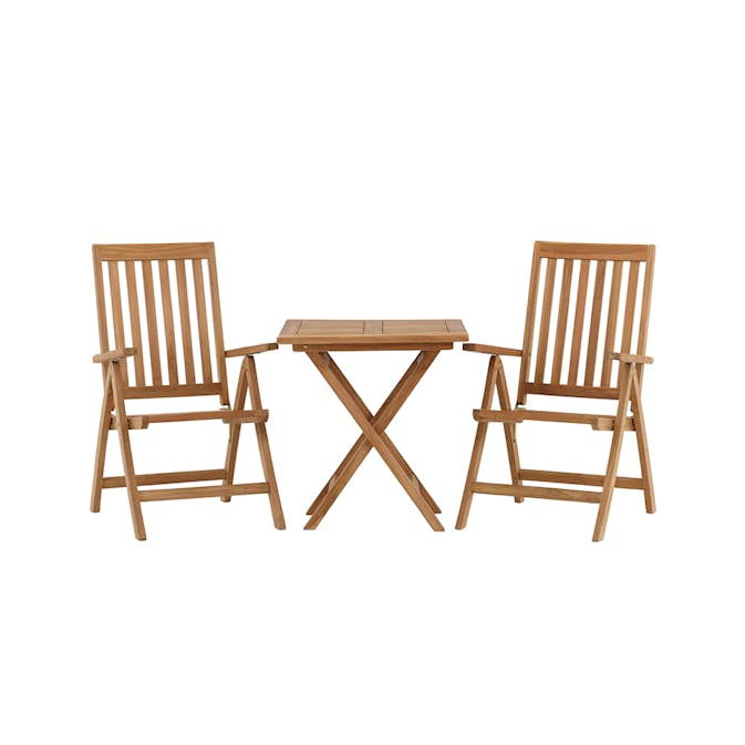 Cafégrupp Venture Home Kenya Klaffbord med 2 Kenya Positionsstolar