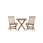 Matgrupp Venture Home Kenya Fällbord med 2 Kenya Fällstolar