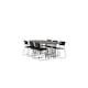 Matgrupp furniture/fashion Stone med 6 Kenth Stolar