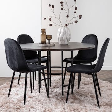 Matgrupp Venture Home Copenhagen med 4 Polar Stolar