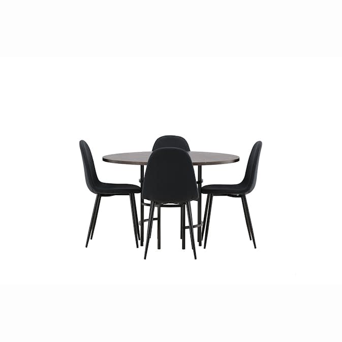 Matgrupp Venture Home Copenhagen med 4 Polar Stolar