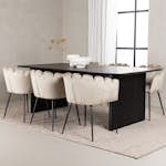 Matgrupp Venture Home Vail med 6 Limhamn Stolar