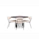 Matgrupp furniture/fashion Stone med 4 Chico Stolar Runt