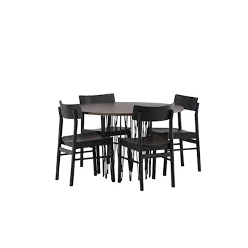 Matgrupp furniture/fashion Stone med 4 Montros Stolar