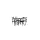 Matgrupp furniture/fashion Stone med 4 Crosett Stolar