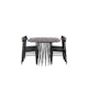 Matgrupp Venture Home Stone oval med 4st Montros Matstolar