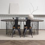 Matgrupp Venture Home Stone med 4 Tempe Stolar