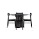 Matgrupp Venture Home Olivia Ø110 cm med 4st Montros Matstolar