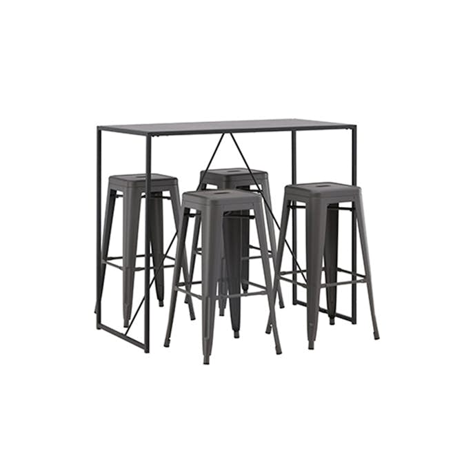 Matgrupp Venture Home Brea med 4 Tempe Stolar