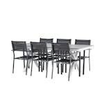 Matgrupp Venture Home Garcia Bord med 6 Copacabana Stolar