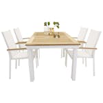 Matgrupp Venture Home Perla 160/240 med 4 Tilly Stolar