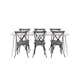 Matgrupp Venture Home Lina Bord med 6 Tablas Stolar