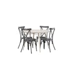 Matgrupp Utomhus Venture Home Lina Bord med 4 Tablas Trädgårdsstolar