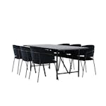 Matgrupp Venture Home Astrid med 6 Selma Stolar