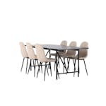 Matgrupp Venture Home Astrid med 6 Polar Stolar