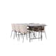 Matgrupp Venture Home Astrid med 6 Modesto Stolar