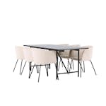 Matgrupp Venture Home Astrid med 6 Berit Stolar