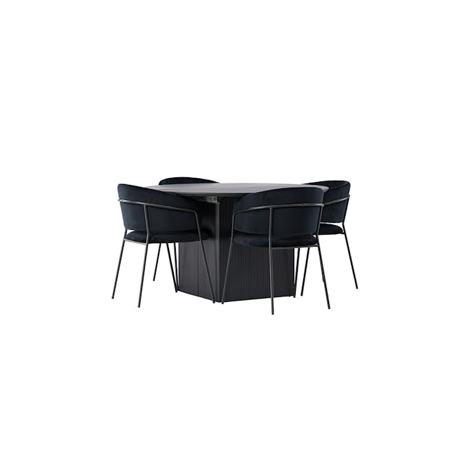 Matgrupp Venture Home Matilda med 4 Selma Stolar