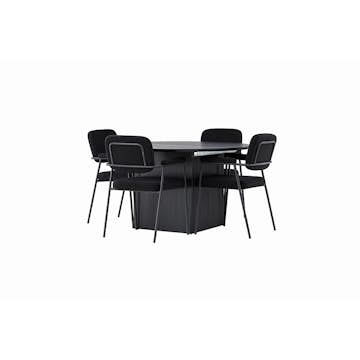 Matgrupp Venture Home Matilda med 4 Yesterday Stolar