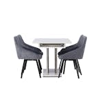 Matgrupp Venture Home Disa med 4st Rosie Matstolar